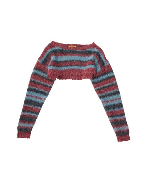 HYSTERIC GLAMOUR(ヒステリックグラマー)の「SUPER HYSアンサンブル プルオーバー&キャミソール(アンサンブル・レディース・レッド/パープル/ブラック・FREE)」の5枚目の写真