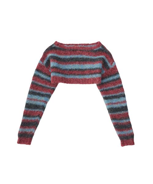 HYSTERIC GLAMOUR(ヒステリックグラマー)の「SUPER HYSアンサンブル プルオーバー&キャミソール(アンサンブル・レディース・レッド/パープル/ブラック・FREE)」の6枚目の写真