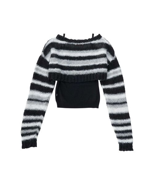 HYSTERIC GLAMOUR(ヒステリックグラマー)の「SUPER HYSアンサンブル プルオーバー&キャミソール(アンサンブル・レディース・レッド/パープル/ブラック・FREE)」の15枚目の写真