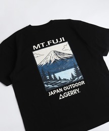 GERRY ジェリー バックプリント 半袖Tシャツ 富士山 波