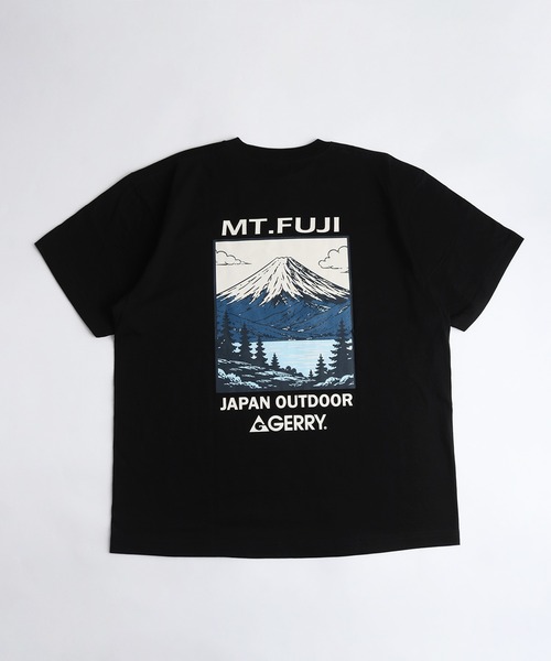 GERRY(ジェリー)の「GERRY ジェリー バックプリント 半袖Tシャツ 富士山 波(Tシャツ/カットソー・メンズ・ホワイト/ブラック系その他/ブラック/ホワイト系その他・M/L)」の11枚目の写真