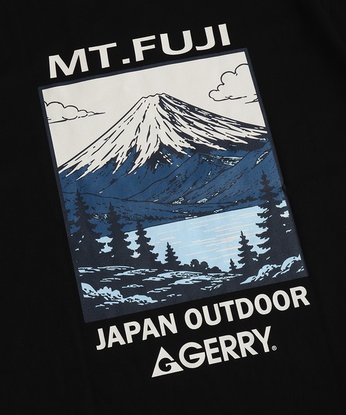 GERRY(ジェリー)の「GERRY ジェリー バックプリント 半袖Tシャツ 富士山 波(Tシャツ/カットソー・メンズ・ホワイト/ブラック系その他/ブラック/ホワイト系その他・M/L)」の13枚目の写真