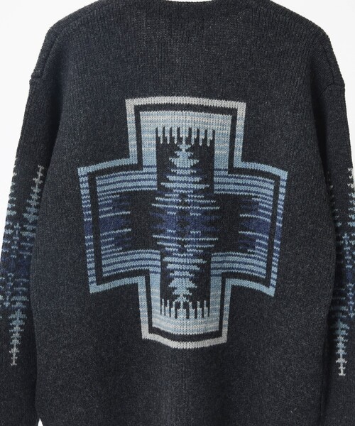 PENDLETON（ペンドルトン）の「【PENDLETON/ペンドルトン】HARDING / Shetland Wool Cardigan / シェットランドウールカーディガン（ニット/セーター・メンズ・グレー/ライトブラウン/ブラック・L/M）」の16枚目の写真
