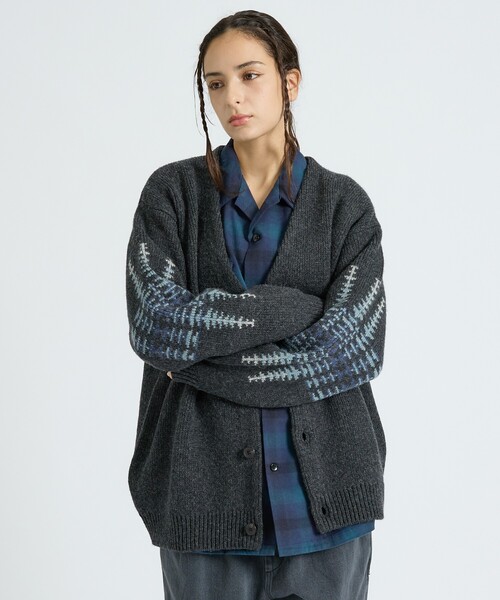PENDLETON（ペンドルトン）の「【PENDLETON/ペンドルトン】HARDING / Shetland Wool Cardigan / シェットランドウールカーディガン（ニット/セーター・メンズ・グレー/ライトブラウン/ブラック・L/M）」の17枚目の写真