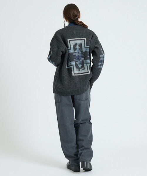 PENDLETON（ペンドルトン）の「【PENDLETON/ペンドルトン】HARDING / Shetland Wool Cardigan / シェットランドウールカーディガン（ニット/セーター・メンズ・グレー/ライトブラウン/ブラック・L/M）」の18枚目の写真