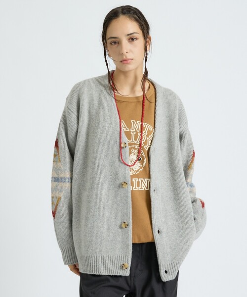 PENDLETON（ペンドルトン）の「【PENDLETON/ペンドルトン】HARDING / Shetland Wool Cardigan / シェットランドウールカーディガン（ニット/セーター・メンズ・グレー/ライトブラウン/ブラック・L/M）」の20枚目の写真