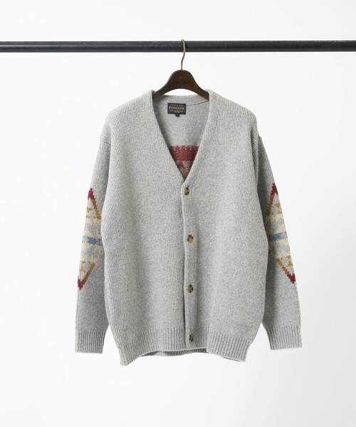 PENDLETON（ペンドルトン）の「【PENDLETON/ペンドルトン】HARDING / Shetland Wool Cardigan / シェットランドウールカーディガン（ニット/セーター・メンズ・グレー/ライトブラウン/ブラック・L/M）」の13枚目の写真