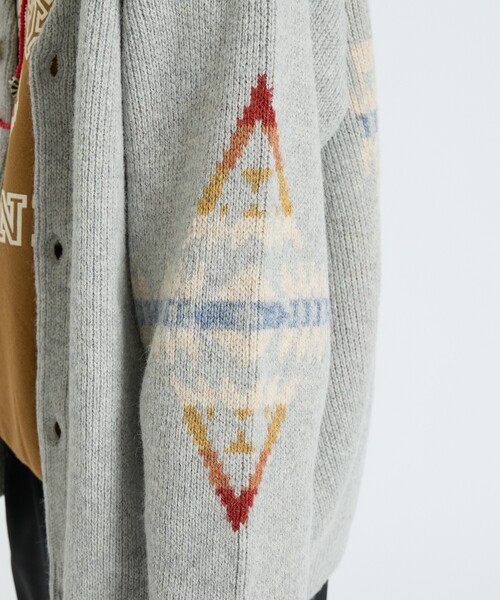 PENDLETON（ペンドルトン）の「【PENDLETON/ペンドルトン】HARDING / Shetland Wool Cardigan / シェットランドウールカーディガン（ニット/セーター・メンズ・グレー/ライトブラウン/ブラック・L/M）」の14枚目の写真