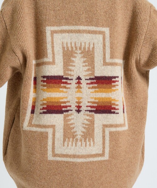 PENDLETON（ペンドルトン）の「【PENDLETON/ペンドルトン】HARDING / Shetland Wool Cardigan / シェットランドウールカーディガン（ニット/セーター・メンズ・グレー/ライトブラウン/ブラック・L/M）」の9枚目の写真