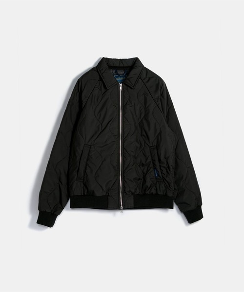 LAVENHAM(ラベンハム)の「Bomber Teynham Mens / ボンバー テイナム メンズ(ブルゾン・メンズ・ダークブラック/ダークオリーブ・L/M)」の2枚目の写真