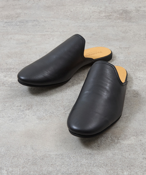PADRONE(パドローネ)の「PADRONE パドローネ / FT CUTOFF SLIP-ON フラットソールカットオフスリッポンレザーシューズ / PU8394-2001(スリッポン・メンズ・ブラウン/ブラック・40/41/42)」の9枚目の写真