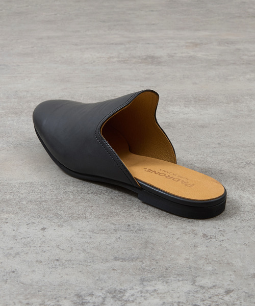 PADRONE(パドローネ)の「PADRONE パドローネ / FT CUTOFF SLIP-ON フラットソールカットオフスリッポンレザーシューズ / PU8394-2001(スリッポン・メンズ・ブラウン/ブラック・40/41/42)」の15枚目の写真