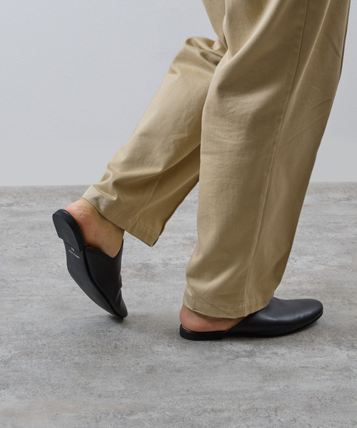 PADRONE(パドローネ)の「PADRONE パドローネ / FT CUTOFF SLIP-ON フラットソールカットオフスリッポンレザーシューズ / PU8394-2001(スリッポン・メンズ・ブラウン/ブラック・40/41/42)」の8枚目の写真