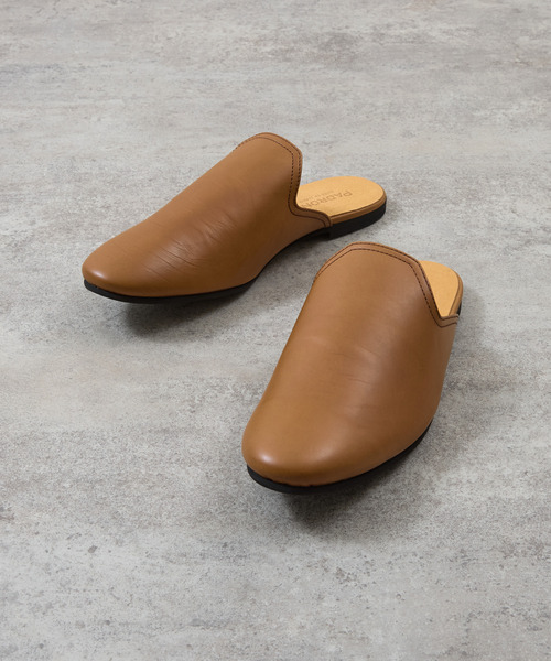 PADRONE(パドローネ)の「PADRONE パドローネ / FT CUTOFF SLIP-ON フラットソールカットオフスリッポンレザーシューズ / PU8394-2001(スリッポン・メンズ・ブラウン/ブラック・40/41/42)」の18枚目の写真