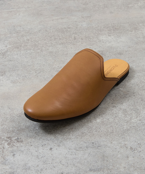 PADRONE(パドローネ)の「PADRONE パドローネ / FT CUTOFF SLIP-ON フラットソールカットオフスリッポンレザーシューズ / PU8394-2001(スリッポン・メンズ・ブラウン/ブラック・40/41/42)」の19枚目の写真