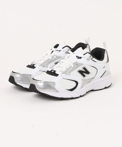NEW BALANCE(ニューバランス)の「NEW BALANCE ニューバランス ML408 WB(D) ML408 ML408 WB WHITE/BLACK(WB)(スニーカー・メンズ・ホワイト・25.5cm/25.0cm/24.5cm/24.0cm/23.5cm/23.0cm/22.5cm)」の1枚目の写真