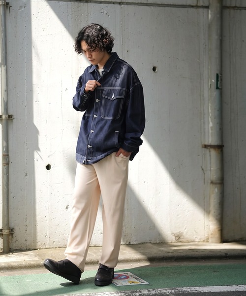 antiqua（アンティカ）の「接触冷感 テーパード タックパンツ（その他パンツ・レディース・グリーン/アイボリー/ネイビー/ブラック・M/L/S）」の12枚目の写真