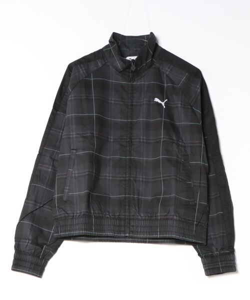 PUMA(プーマ)の「PUMA ウェア プーマウェア M T7 RELAXED TARTAN WOVEN JKT WOVEN JACKETS 639061 01BK(その他アウター・メンズ・ブラック・X-LARGE/LARGE/MEDIUM/SMALL)」の1枚目の写真