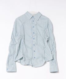forget me not（フォーゲットミーノット）の「ATTIRE SMOCKED SHIRT S26TSS01N（シャツ/ブラウス）」