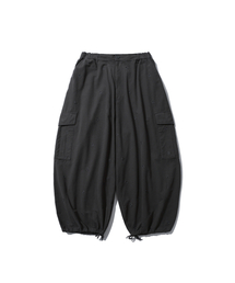 Embroidered Symbol Cargo Pants - Charcoal