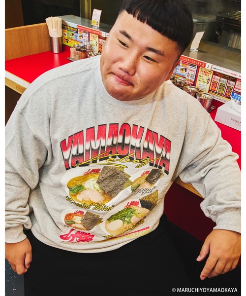 KEBOZ(ケボズ)の「山岡家 × KEBOZ MENU SWEAT CREWNECK(スウェット・メンズ・ブラック/グレー・2XL/XL/L/M/S)」の7枚目の写真