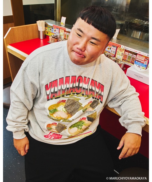 KEBOZ(ケボズ)の「山岡家 × KEBOZ MENU SWEAT CREWNECK(スウェット・メンズ・ブラック/グレー・2XL/XL/L/M/S)」の8枚目の写真