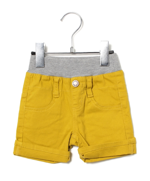 RUGGEDWORKS（ラゲッドワークス）の「ウエストリブチノストレッチショートパンツ（チノパンツ・キッズ・ピンク/チャコールグレー/イエロー/ネイビー・110cm/100cm/120cm/130cm/140cm/90㎝/80ｃｍ）」の3枚目の写真