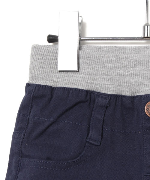 RUGGEDWORKS（ラゲッドワークス）の「ウエストリブチノストレッチショートパンツ（チノパンツ・キッズ・ピンク/チャコールグレー/イエロー/ネイビー・110cm/100cm/120cm/130cm/140cm/90㎝/80ｃｍ）」の6枚目の写真