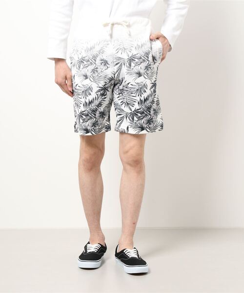 UP START(アップスタート)の「T/Cミニ裏毛プリントショートパンツ(その他パンツ・メンズ・ネイビー/ブラック/グレー・LARGE/MEDIUM)」の1枚目の写真