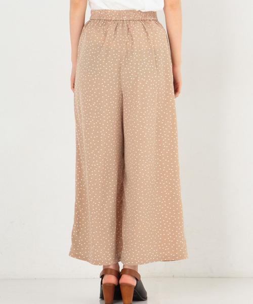 Another Edition（アナザーエディション）の「ドットタックワイドパンツ/AEBFC DOT タック WID◆（その他パンツ・レディース・ベージュ/ネイビー・FREE）」の6枚目の写真