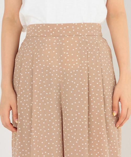 Another Edition（アナザーエディション）の「ドットタックワイドパンツ/AEBFC DOT タック WID◆（その他パンツ・レディース・ベージュ/ネイビー・FREE）」の10枚目の写真