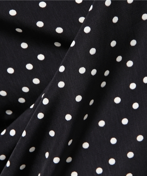 Another Edition（アナザーエディション）の「ドットタックワイドパンツ/AEBFC DOT タック WID◆（その他パンツ・レディース・ベージュ/ネイビー・FREE）」の4枚目の写真