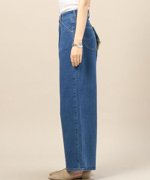 BEAUTY&YOUTH UNITED ARROWS(ビューティーアンドユースユナイテッドアローズ)の「<LEE>タックワイドデニム◆(デニムパンツ・レディース・ライトブルー/ネイビー・SMALL/X-SMALL)」の9枚目の写真
