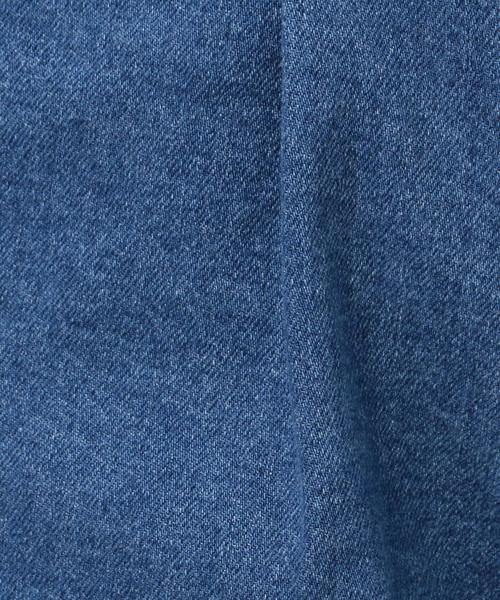 BEAUTY&YOUTH UNITED ARROWS(ビューティーアンドユースユナイテッドアローズ)の「<LEE>タックワイドデニム◆(デニムパンツ・レディース・ライトブルー/ネイビー・SMALL/X-SMALL)」の4枚目の写真