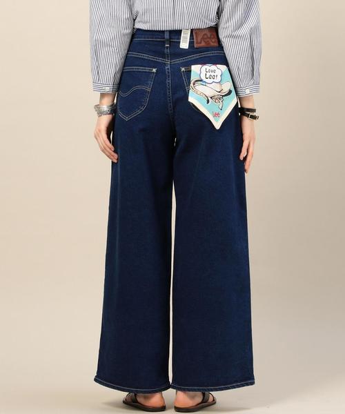 BEAUTY&YOUTH UNITED ARROWS(ビューティーアンドユースユナイテッドアローズ)の「<LEE>タックワイドデニム◆(デニムパンツ・レディース・ライトブルー/ネイビー・SMALL/X-SMALL)」の5枚目の写真