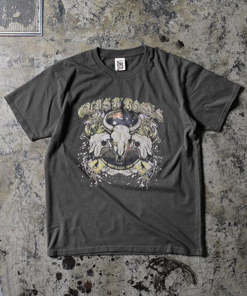 LAST LIBERTY(ラストリバティ)の「LAST LIBERTY/GUNS N`ROSES Tee3(Tシャツ/カットソー・メンズ・スミクロ/オフホワイト・MEDIUM/SMALL/LARGE)」の2枚目の写真