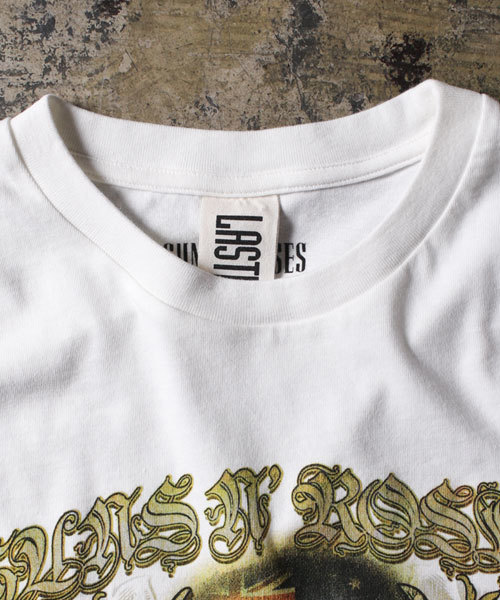 LAST LIBERTY(ラストリバティ)の「LAST LIBERTY/GUNS N`ROSES Tee3(Tシャツ/カットソー・メンズ・スミクロ/オフホワイト・MEDIUM/SMALL/LARGE)」の7枚目の写真