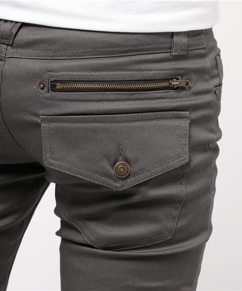 JILL BLAZE(ジルブレイズ)の「カラージッパーストレッチスキニーパンツ(チノパンツ・メンズ・ベージュ/ホワイト/ワインレッド/マスタード/ブラック/カーキ/ネイビー/チャコールグレー/ベージュ系その他・SMALL/MEDIUM/XX-LARGE/LARGE/X-SMALL/X-LARGE)」の21枚目の写真