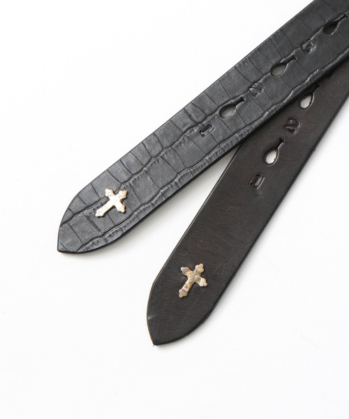 5351 POUR LES HOMMES（ゴーサンゴーイチプールオム）の「ツイストメッシュベルト 30ｍｍ（ベルト・メンズ・ブラック/ダークブラウン・1/2/3）」の4枚目の写真