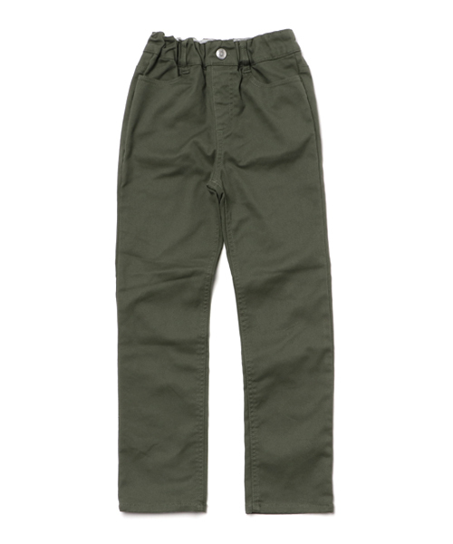 GLOBAL WORK(グローバルワーク)の「【キッズ】EPANキモウストレッチストレートパンツ/729344(その他パンツ・キッズ・ダークグレー/カーキ/ベージュ・LARGE/SMALL/MEDIUM/X-LARGE)」の1枚目の写真
