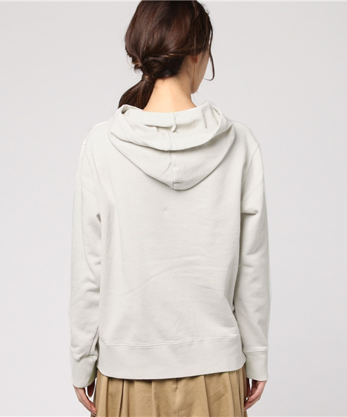 CUBE SUGAR（キューブシュガー）の「30/10裏毛"NOTREDAME"プルオーバーパーカー（パーカー・レディース・ブラック/グレー/ナチュラル/ブルー/オレンジ・M）」の8枚目の写真