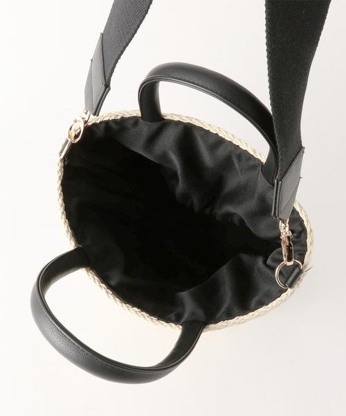 green label relaxing（グリーンレーベルリラクシング）の「[WEB限定]CB ツツガタ 2WAY かごバッグ（かごバッグ・レディース・オフホワイト/モカ・FREE）」の15枚目の写真