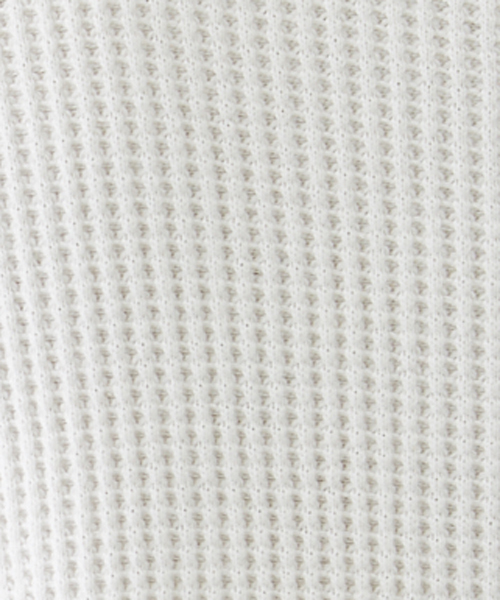 STUDIOUS（ステュディオス）の「ビッグワッフルクオーターTシャツ（Tシャツ/カットソー・メンズ・ホワイト/グレー・2/1/3）」の12枚目の写真