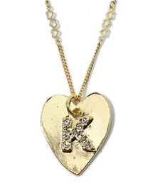 MILKFED. | Lara&Heart K INITIAL HEART NECK(ネックレス)