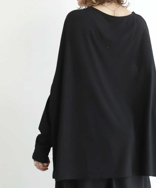 antiqua（アンティカ）の「オリジナルワイドトップス（Tシャツ/カットソー・レディース・ブラック系その他・FREE）」の9枚目の写真