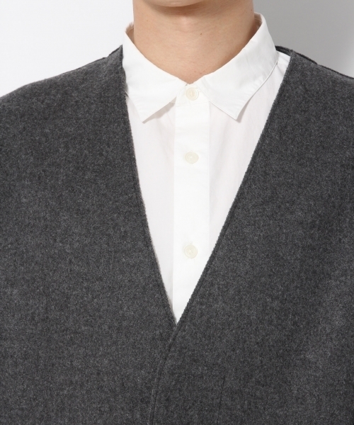 GLOBAL WORK（グローバルワーク）の「ウールノーカラーコート/760816