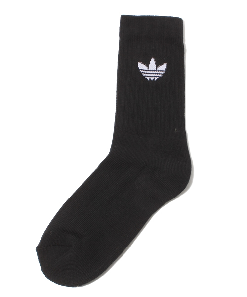 adidas Originals(アディダスオリジナルス)の「アディダス ソックス <ADI CREW SOCK 3>(ソックス/靴下・メンズ・ホワイト/ブラック・24cm/28cm)」の2枚目の写真