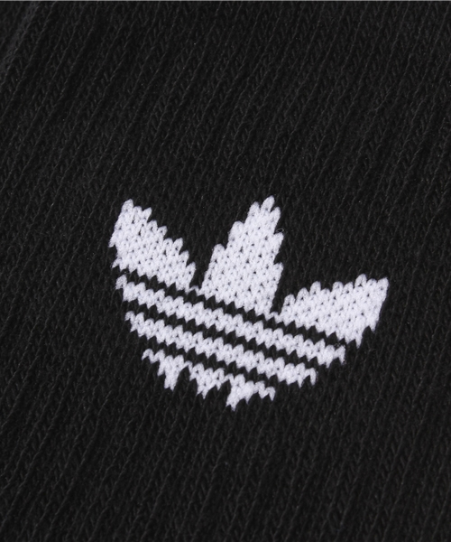 adidas Originals(アディダスオリジナルス)の「アディダス ソックス <ADI CREW SOCK 3>(ソックス/靴下・メンズ・ホワイト/ブラック・24cm/28cm)」の5枚目の写真