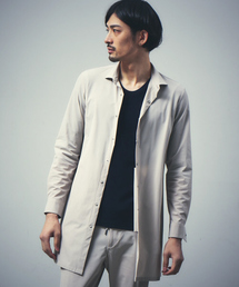 2WAYストレッチナイロンロングシャツ