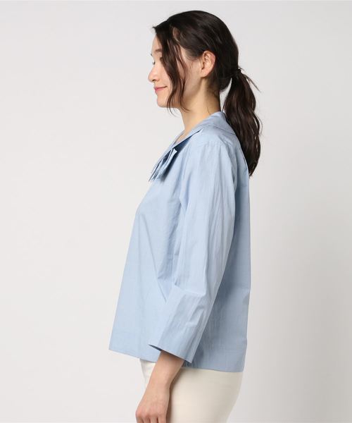 MARGARET HOWELL（マーガレットハウエル）の「COTTON CHAMBRAY（シャツ/ブラウス・レディース・グレー/ブルー・3/2/1）」の3枚目の写真
